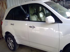 2008 ACURA MDX, WHITE, 3.7L, AWD, AT.  A26249